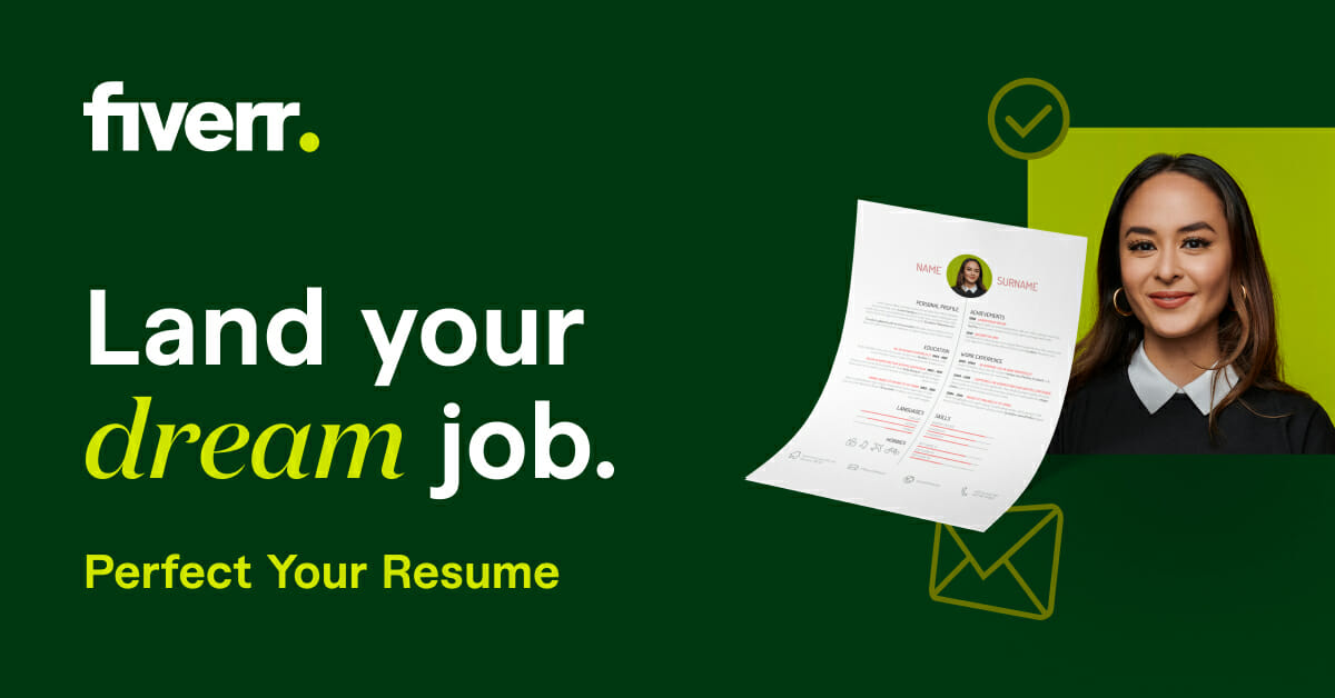 Fiverr Resume Block Ad